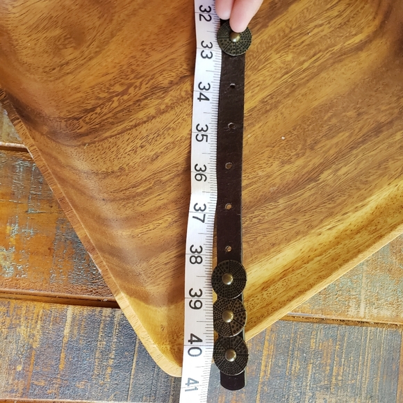 Belt brass colored hardware 34 36 38 - Picture 6 of 11